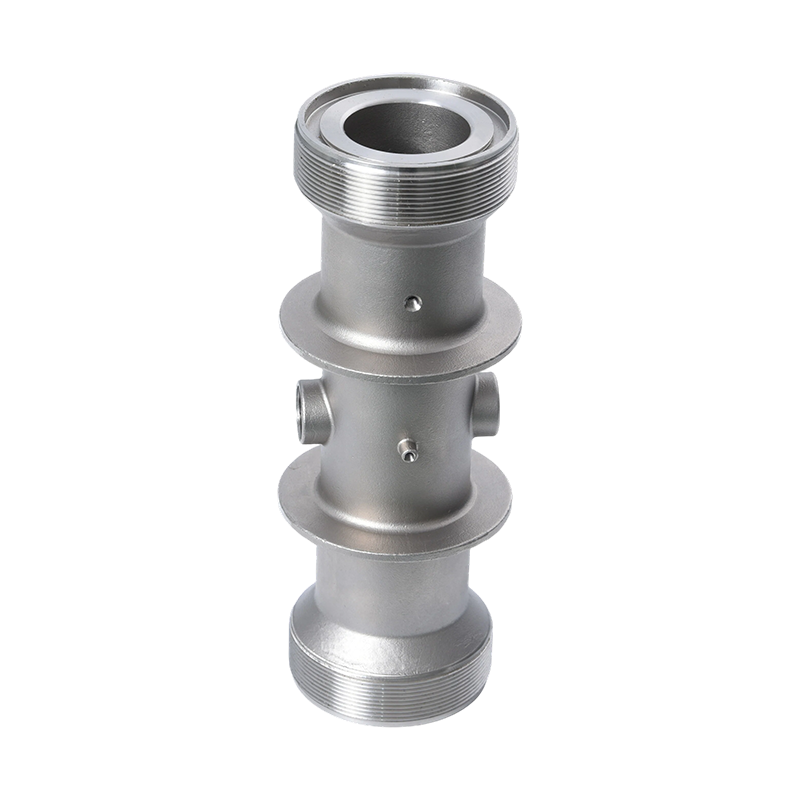 Stainless steel precision casting Instrument 3-way valve housing