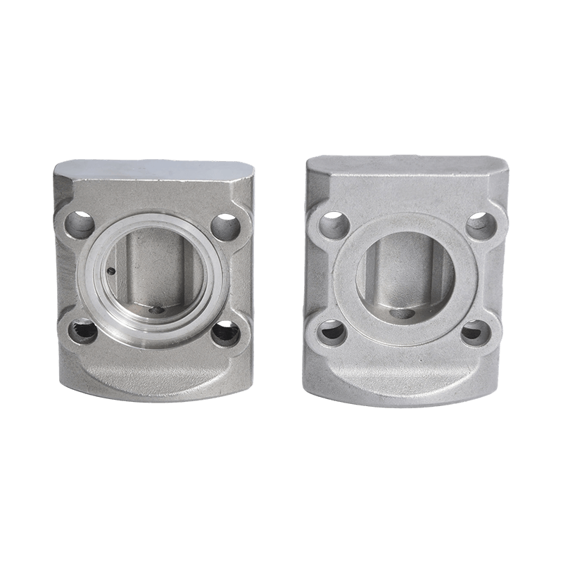 Compact Square 3-way Valve Housing by lost wax casting
